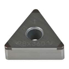 Tungaloy - 3QP-TNGA332 Grade BX360 PCBN Turning Insert - Uncoated, 60° Triangle, 3/8" Inscr Circle, 3/16" Thick, 1/32" Corner Radius - Apex Tool & Supply