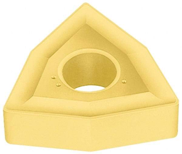 Tungaloy - WNMG433 Grade T5125 Carbide Turning Insert - TiCN/Al2O3 Finish, 80° Trigon, 1/2" Inscr Circle, 3/16" Thick, 3/64" Corner Radius - Apex Tool & Supply