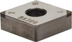 Tungaloy - 2QP-CNGA432 Grade BX360 PCBN Turning Insert - Uncoated, 80° Diamond, 1/2" Inscr Circle, 3/16" Thick, 1/32" Corner Radius - Apex Tool & Supply