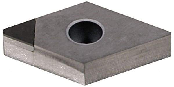 Tungaloy - DNGA432 QM Grade BX360 PCBN Turning Insert - Uncoated, 55° Diamond, 1/2" Inscr Circle, 3/16" Thick, 1/32" Corner Radius - Apex Tool & Supply