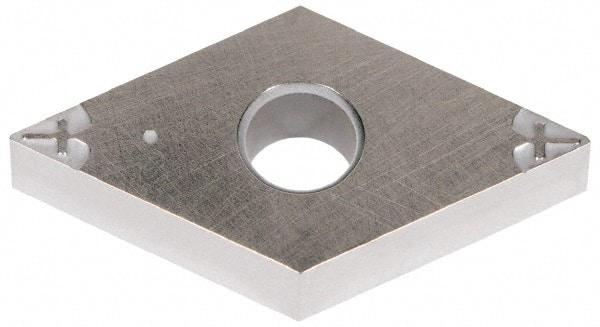 Tungaloy - DNGG432 Grade NS520 Cermet Turning Insert - Uncoated, 55° Diamond, 1/2" Inscr Circle, 3/16" Thick, 1/32" Corner Radius - Apex Tool & Supply