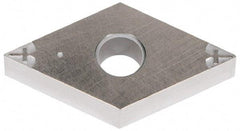 Tungaloy - DNGG432 Grade NS520 Cermet Turning Insert - Uncoated, 55° Diamond, 1/2" Inscr Circle, 3/16" Thick, 1/32" Corner Radius - Apex Tool & Supply