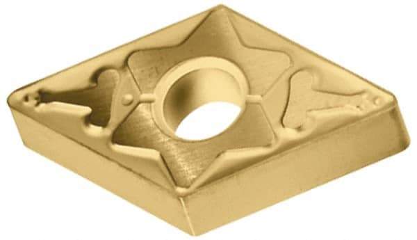 Tungaloy - DNMG433 TM Grade AH120 Carbide Turning Insert - TiAlN Finish, 55° Diamond, 1/2" Inscr Circle, 3/16" Thick, 3/64" Corner Radius - Apex Tool & Supply