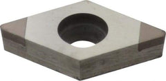 Tungaloy - 2QP-DCMW21.51 Grade BX330 PCBN Turning Insert - Uncoated, 55° Diamond, 1/4" Inscr Circle, 3/32" Thick, 1/64" Corner Radius - Apex Tool & Supply