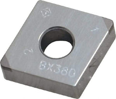 Tungaloy - 2QP-CNGA432 Grade BX380 PCBN Turning Insert - Uncoated, 80° Diamond, 1/2" Inscr Circle, 3/16" Thick, 1/32" Corner Radius - Apex Tool & Supply