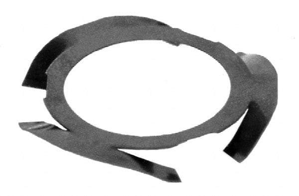 Gardner Spring - 29/64" ID, Grade 1074 Steel, Uncoated Finger Disc Spring - 0.926" OD, 0.007" Thick - Apex Tool & Supply