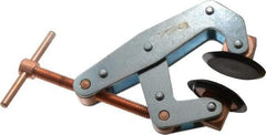 Kant Twist - 1,500 Lb, 2-3/4" Max Opening, 1-1/4" Open Throat Depth, 1-3/4" Closed Throat Depth, Cantilever Clamp - High Tensile Steel Jaw, T-Handle, 5-1/4" OAL, 5" Max Width - Apex Tool & Supply