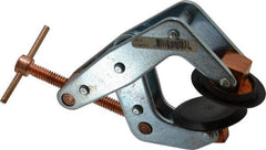 Kant Twist - 800 Lb, 1-3/4" Max Opening, 1-1/8" Open Throat Depth, 1-1/4" Closed Throat Depth, Cantilever Clamp - High Tensile Steel Jaw, T-Handle, 3-1/2" OAL, 3-1/4" Max Width - Apex Tool & Supply