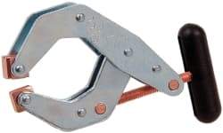Made in USA - 700 Lb, 2-1/2" Max Opening, 2" Open Throat Depth, Cantilever Clamp - High Tensile Steel Jaw, T-Handle - Apex Tool & Supply