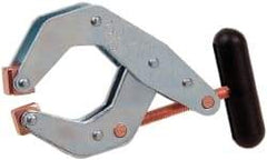 Made in USA - 700 Lb, 2-1/2" Max Opening, 2" Open Throat Depth, Cantilever Clamp - High Tensile Steel Jaw, T-Handle - Apex Tool & Supply