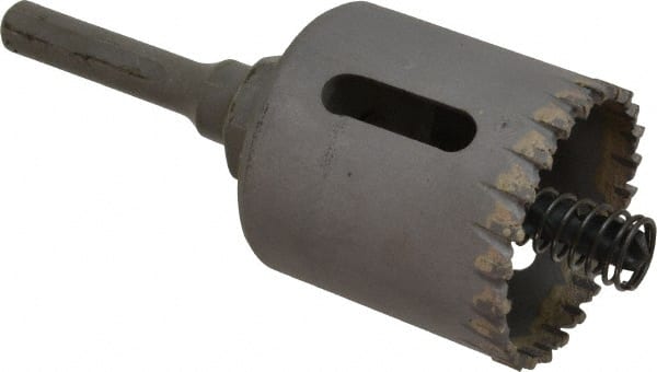 Relton - 2-1/2" Diam, 2" Cutting Depth, Toothed Edge Hole Saw - Apex Tool & Supply