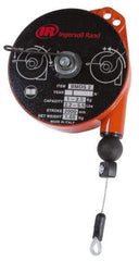 Ingersoll-Rand - 2.2 Lb Load Capacity, 5-1/4' Travel Distance, Tool Balancer - Stainless Steel Cable, Cast Aluminum Housing, Tension Adjustment - Apex Tool & Supply
