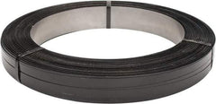 Made in USA - 2,058' Long x 3/4" Wide, Oscillated Coil Steel Strapping - 1,760 Lb Capacity, 0.02" Thick - Apex Tool & Supply
