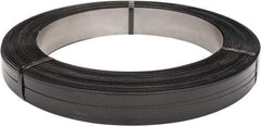 Made in USA - 1,334' Long x 3/4" Wide, Oscillated Coil Steel Strapping - 3,250 Lb Capacity, 0.031" Thick - Apex Tool & Supply