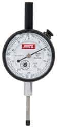 SPI - 0-25-0 Dial Reading, 0.0005" Graduation Dial Drop Indicator - 1-1/2" Dial, Revolution Counter - Apex Tool & Supply