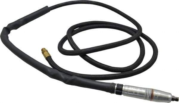 Ingersoll-Rand - 1/8" Collet, Straight Handle, Straight Air Die Grinder - 60,000 RPM, Rear Exhaust, 7 CFM, 0.1 hp - Apex Tool & Supply