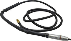 Ingersoll-Rand - 1/8" Collet, Straight Handle, Straight Air Die Grinder - 60,000 RPM, Rear Exhaust, 7 CFM, 0.1 hp - Apex Tool & Supply