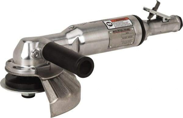 Ingersoll-Rand - 7" Wheel Diam, 6,000 RPM, Pneumatic Angle & Disc Grinder - 5/8-11 Spindle, 39 CFM - Apex Tool & Supply