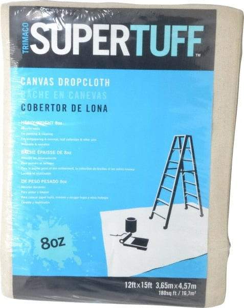 TRIMACO - Heavyweight 8 oz Canvas Drop Cloth - 15' x 12' - Apex Tool & Supply
