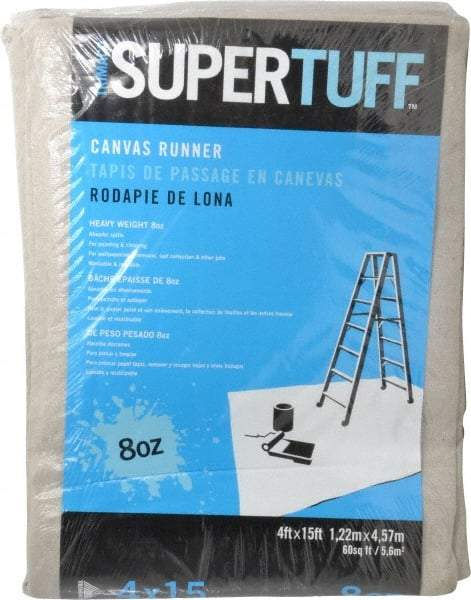 TRIMACO - Heavyweight 8 oz Canvas Drop Cloth - 15' x 4' - Apex Tool & Supply