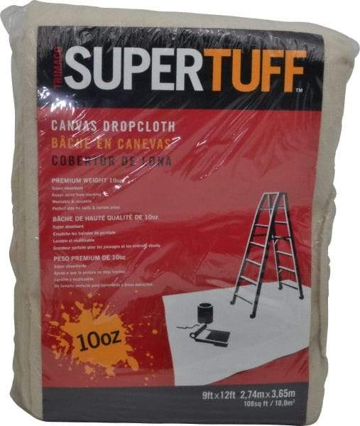 TRIMACO - Extra Heavyweight 10 oz Canvas Drop Cloth - 12' x 9' - Apex Tool & Supply