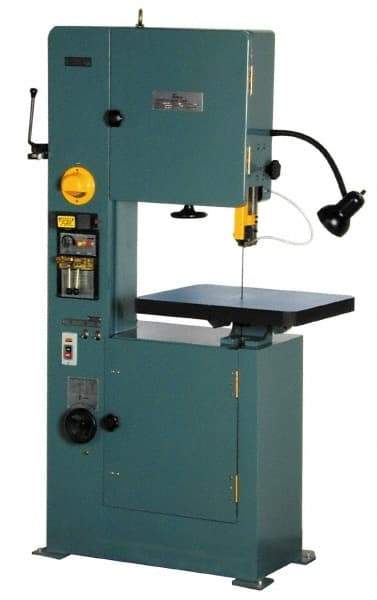 Enco - 18" Throat Capacity, Variable Speed Pulley Vertical Bandsaw - 1 hp - Apex Tool & Supply