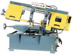 Enco - 10 x 16" Max Capacity, Manual Step Pulley Horizontal Bandsaw - 220/440 Volts, 2 hp, 3 Phase - Apex Tool & Supply