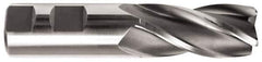 Hertel - 1", 4 Flute, Cobalt, 0.045" Corner Radius End Mill - 4-1/2" OAL, Right Hand Flute, 2" LOC, Right Hand Cut - Apex Tool & Supply