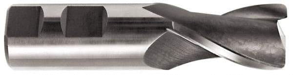Hertel - 5/8", 2 Flute, Cobalt, 0.06" Corner Radius End Mill - 3-7/16" OAL, Right Hand Flute, 1-5/16" LOC, Right Hand Cut - Apex Tool & Supply