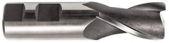 Hertel - 5/8", 2 Flute, Cobalt, 0.06" Corner Radius End Mill - 3-7/16" OAL, Right Hand Flute, 1-5/16" LOC, Right Hand Cut - Apex Tool & Supply
