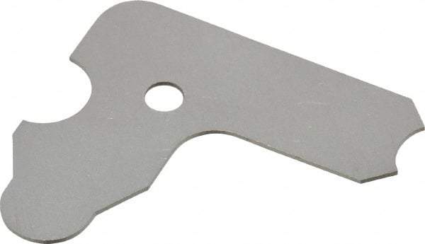 SPI - 11/64 Inch Radius Gage - Satin Chrome Finish, Steel - Apex Tool & Supply