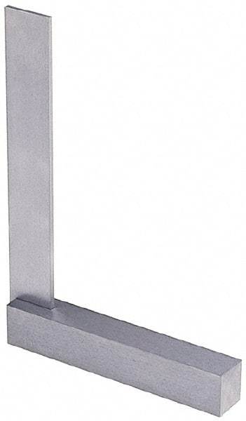 Value Collection - 12" Blade Length, 8" Base Length Square - 0.001" Accuracy - Apex Tool & Supply