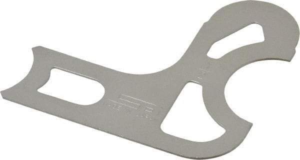 SPI - 1/2 Inch Radius Gage - Satin Chrome Finish, Steel - Apex Tool & Supply