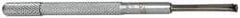 SPI - 0.125 to 0.2 Inch Measurement, 0.88 Inch Gage Depth, Small Hole Gage - 3 Inch Overall Length, Satin Chrome Finish, Half Ball - Apex Tool & Supply