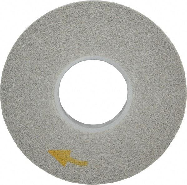 3M - 8" Diam, 1" Face Width, 3" Center Hole, Medium Grade, Aluminum Oxide Deburring Wheel - Convolute, Hard Density 8 Grade, 4,500 RPM - Apex Tool & Supply