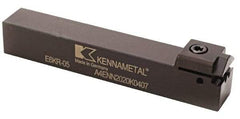 Kennametal - 0.2756" Max Depth of Cut, 4mm Min Groove Width, 150mm OAL, Neutral Indexable Grooving Cutoff Toolholder - 63/64" Shank Height x 63/64" Shank Width, A4..04.. Insert Style, A4EN Toolholder Style, Series A4 - Apex Tool & Supply