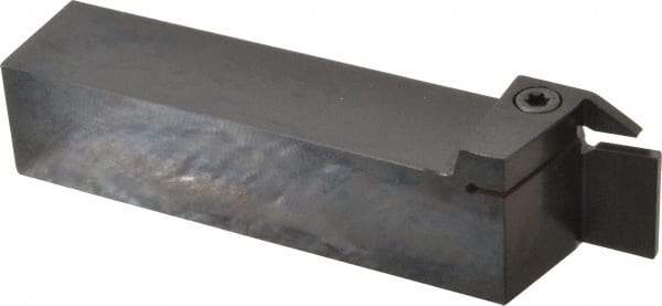 Kennametal - External Thread, 0.67" Max Depth of Cut, 4mm Min Groove Width, 6" OAL, Right Hand Indexable Grooving Cutoff Toolholder - 1-1/4" Shank Height x 1-1/4" Shank Width, A4..04.. Insert Style, A4SM Toolholder Style, Series A4 - Apex Tool & Supply