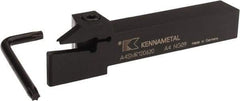 Kennametal - 0.79" Max Depth of Cut, 6mm Min Groove Width, 5" OAL, Right Hand Indexable Grooving Cutoff Toolholder - 6 Seat Size, 3/4" Shank Height x 3/4" Shank Width, A4..06.. Insert Style, A4SM Toolholder Style, Series A4 - Apex Tool & Supply