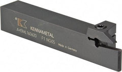 Kennametal - External Thread, 0.79" Max Depth of Cut, 6mm Min Groove Width, 6" OAL, Left Hand Indexable Grooving Cutoff Toolholder - 1" Shank Height x 1" Shank Width, A4..06.. Insert Style, A4SM Toolholder Style, Series A4 - Apex Tool & Supply