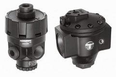 Norgren - 1-1/4 NPT Port, 700 CFM, Zinc Hi-Flow Pilot Operated Regulator - 10 to 300 psi Range, 300 Max psi Supply Pressure, 1/2" Gauge Port Thread, 2.7" Wide x 5.2" High - Apex Tool & Supply