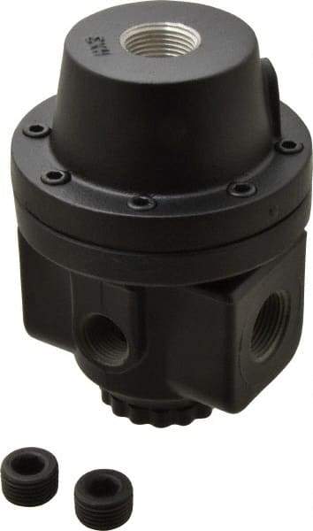 Norgren - 3/4 NPT Port, 300 CFM, Zinc/Aluminum Air Pilot Operated Regulator - 10 to 400 psi Range, 400 Max psi Supply Pressure, 4.16" Wide x 5.97" High - Apex Tool & Supply
