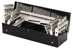Triumph Twist Drill - 1/16 to 1/2", 118° Point, Bright Finish, High Speed Steel Jobber Length Drill Bit Set - Apex Tool & Supply