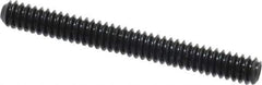 Value Collection - #4-40 UNC, 1" OAL, Cup Point Set Screw - Grade 8 Alloy Steel, 0.05" Key - Apex Tool & Supply