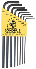 Bondhus - 8 Piece L-Key Hex Key Set - Apex Tool & Supply