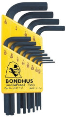 Bondhus - 12 Piece L-Key Hex Key Set - Apex Tool & Supply