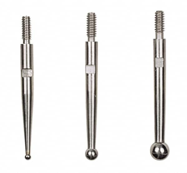SPI - Test Indicator Contact Points Ball Material: Carbide For Use With: 0.0001" Reading Model 24-401-2 - Apex Tool & Supply