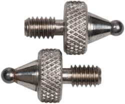 NES - #4-48, 5/64" Ball Diam, Carbide Ball Contact Point - 1/4" Contact Point Length - Apex Tool & Supply