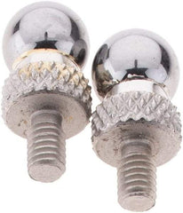 NES - #4-48, 1/4" Ball Diam, Carbide Ball Contact Point - 1/4" Contact Point Length - Apex Tool & Supply