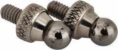 NES - #4-48, 3/16" Ball Diam, Carbide Ball Contact Point - 1/4" Contact Point Length - Apex Tool & Supply