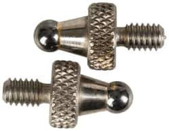 NES - #4-48, 1/8" Ball Diam, Carbide Ball Contact Point - 1/4" Contact Point Length - Apex Tool & Supply